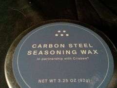 Carbon Steel Seasoning Wax – 3.25 oz