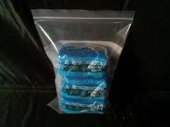 Lot of 3 3M Scotch-Brite Zero Scratch Scrub Sponges – Blue 3-Count ea.