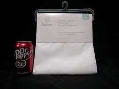 Haven Recycled Cotton Waterproof Shower Curtain Liner – White Standard 70" x 72"