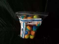 Lot of 6 321 Party! Striped Colorful Bounce Balls – 6 Piece each