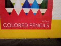 School Smart Colored Pencils – 3.3mm Color Leads, 480 Pieces