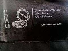 Tote & Carry Original Design Fabric Polyester Travel Packing Cubes – Black