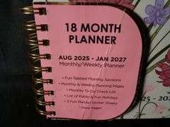 Votum With God All Things Are Possible 18 Month Planner (Aug 2025 - Jan 2027)