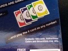 Mattel Games, DOS The World's #2 Card Game, Unverified Statistic