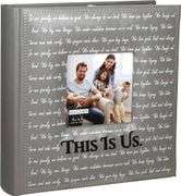 Malden, 2 Up This Is Us Picture Frame, Gray, 4" x 4"