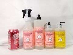 Assortment of 4 Mrs. Meyers Clean Day Multisurface Cleaner Dish Soap & Hand Soap