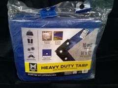 Member's Mark, Heavy Duty Tarp With Reinforced Corners, Blue, 16' L x 12' W
