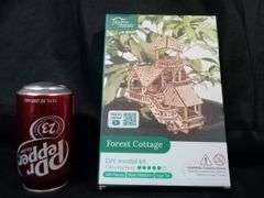 Tiny Treehouses, Forest Cottage DIY Model Kit, Medium, 168 Pieces