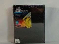 Phoenix, Artist Gesso Stretched Canvas, Black, 8"x10", 4 Pcs