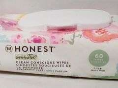 Honest, Clean Conscious Sensitive Wipes, Fragrance Free, 60 Count