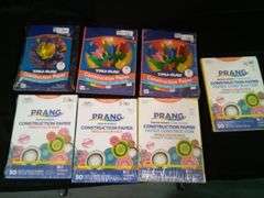 Assortment of 7 Prang & Tru-Ray Construction Papers – 50 Sheets ea.