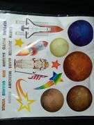 Jesplay Solar System Adhesive Wall Decals