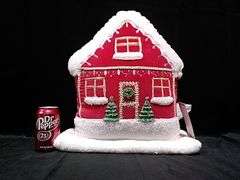 Cupcakes And Cashmere, Red Christmas Holiday Decorative Pillow