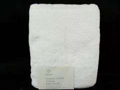 Haven Organic Cotton Turkish Bath Towel – White 28" x 55"