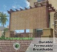 Extra Heavy (84-90%) UV Block Extreme Exterior Sun Protection Fabric – Mocha