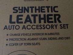 FH Group, Synthetic Leather Auto Accessory Set, Green