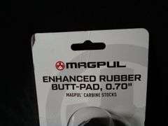 Magpul Enhanced Rubber Butt-Pad – Black 0.70" MAG317