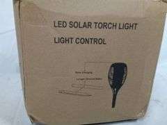 LED Solar Torch Garden Lights – 8 Pcs