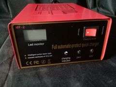 Full Automatic Intelligent Battery Charger – Red 100Ah MF-2