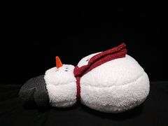 Snowman Shaped Decorative Pillow