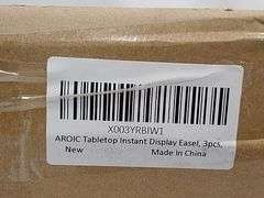 Aroic, Tabletop Instant Display Easel, 3 Pieces