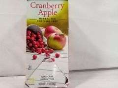 Bigelow Cranberry Apple Herbal Tea, 28 Tea Bags, 1.72 Oz