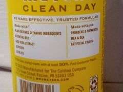 Assortment of 3 Mrs. Meyers Clean Day Liquid Hand Soaps