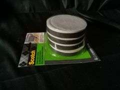 Lot of 3 3M Scotch Furniture Sliders – Round 3-1/2" 4 Count ea.
