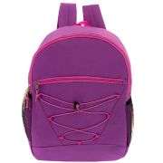Backpack USA, Moda West Bungee Style Backpack, Purple BG1755