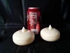 Waterproof Flameless Floating Candles P2027T2, Battery Operated, 4 Count