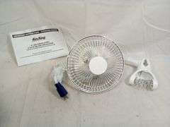 Air King, 2 Speed Circulating Clip On Fan, 6" Blade 9145