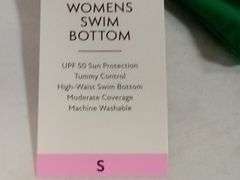 Member's Mark, Women's Swim Bottom, Green, Small