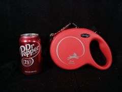 Felxi Classic Retractable Dog Leash – Red/black