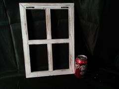 Rustic Barn Wood Wall Decor Window Frames – 11" x 15.75" 2 Count
