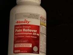 Timely, Acetaminophen 325mg Pain Relief Tablets, 1000 Ct