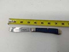 USMC Pocket Knife – Marines 'The Few, The Proud' Two-Blade Folder