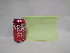 Lot of 4 Ziplock Leakproof Snack Reusable Silicone Food Storage Bag