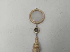 Vintage Clear Quartz Pendant with Beaded Tassel and Crystal Accents