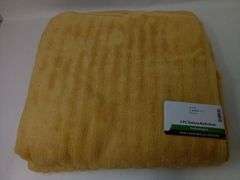 Mainstays, Performance Textured 2 Piece Bath Sheet Set, Yellow