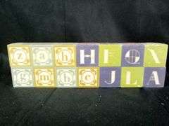 Classic Wooden ABC Blocks, 12"