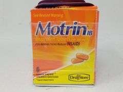 Lil' Drug Store Motrin IB Ibuprofen Tablets – 200mg 6 Coated Caplets ea