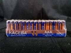 Kaceba Super Heavy Duty AAA Batteries – R03 UM-4 1.5V 60 Pcs