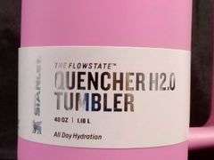 Stanley Flowstate Quencher H2.0 Tumbler with Straw & Handle – Pink 40 oz