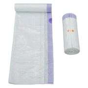 Plastic Garbage Bags – White/Purple 5 Count