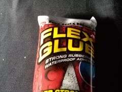 Lot Of 3 Flex Seal, Flex Glue Waterproof Adhesive, White, 6 Oz Each