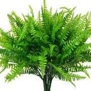 Lancaster Home + Vintage Floral Artificial Geneva Fern Bush – Green CY3021