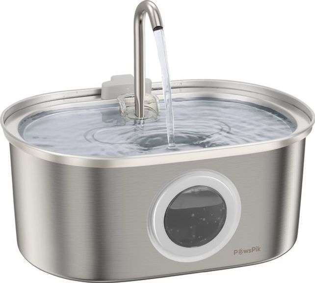 PawsPik, Stainless Steel Water Fountain SS-01