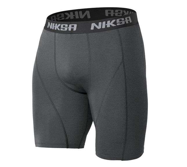 Niksa Compression Shorts Men – MK14-3 3 L Black 3 Pack