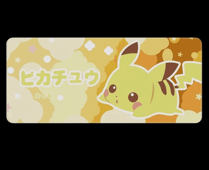 Cute Pokémon Pikachu Extended Gaming Mouse Pad, 31.5" x 11.8"