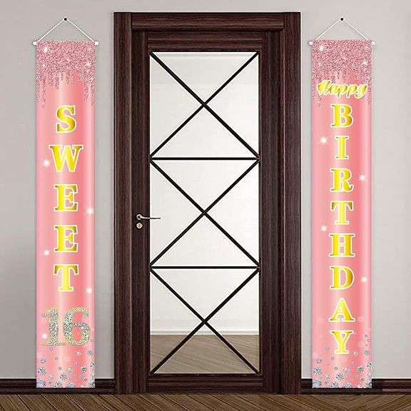 "Happy Birthday" Banner